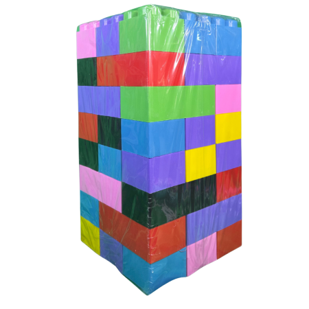 🧱 مكعبات البناء العملاقة 🌈